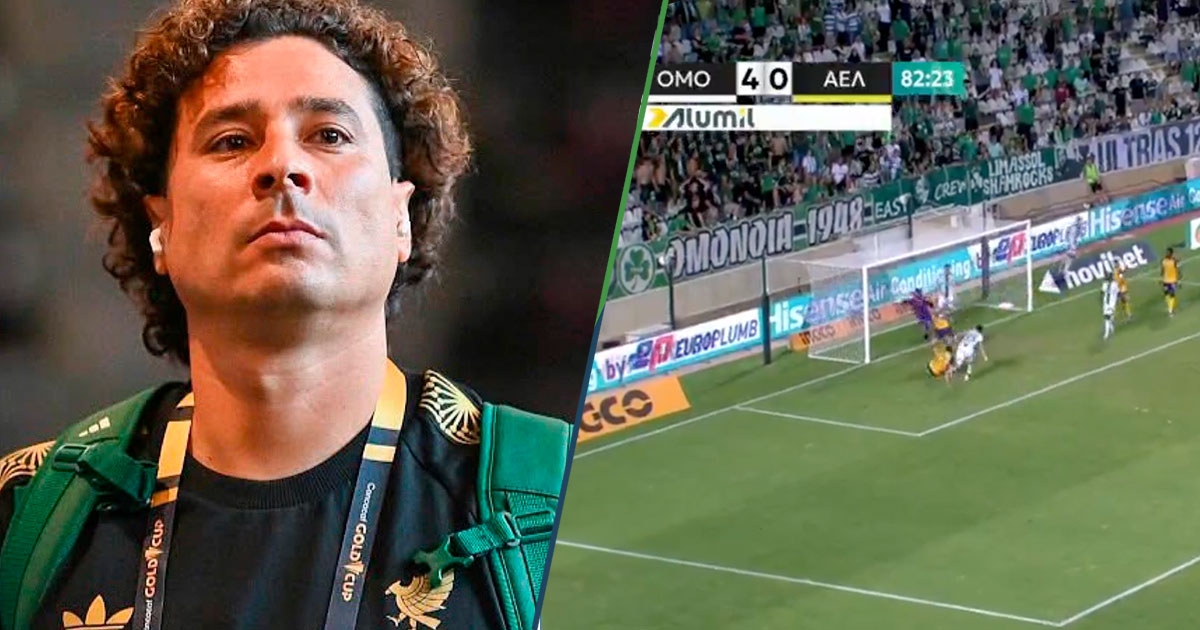 Qui tutto rimane uguale: Memo Ochoa viene sconfitto 5-0 al suo debutto con la nuova squadra a Cipro.