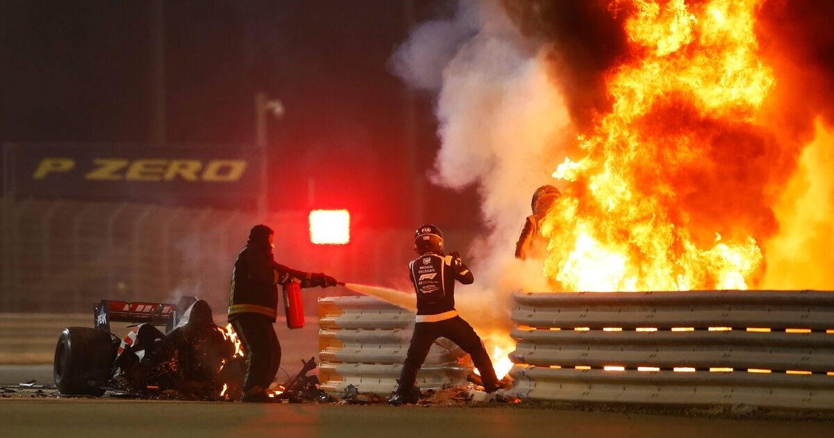 Romain Grosjean conducirá un F1 por primera vez desde el terrible accidente de la bola de fuego.