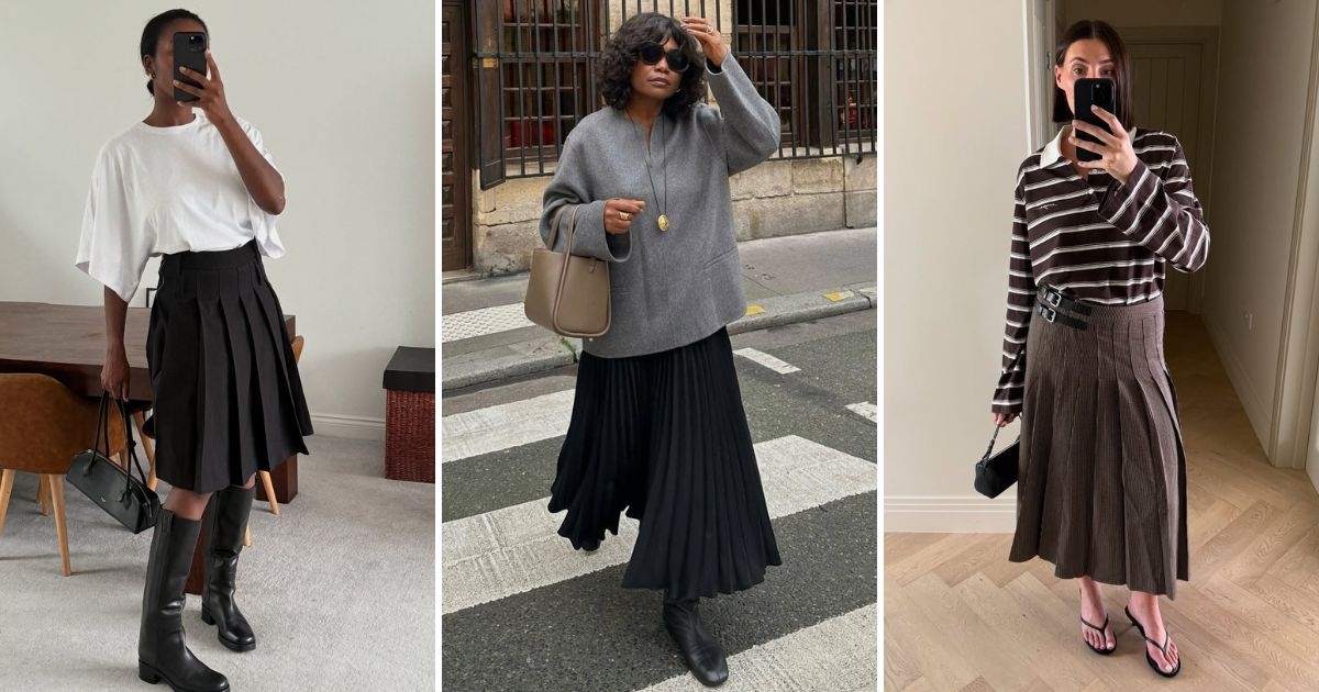 Pleated Skirts Are Back — Polished, Practical, and Perfect for Work