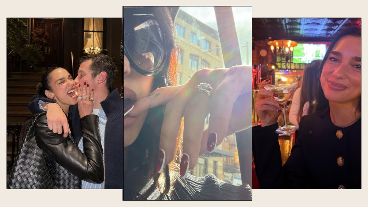 Es oficial: las uñas Red Halo de Dua Lipa son la forma más cool de lucir una manicura de otoño a invierno.