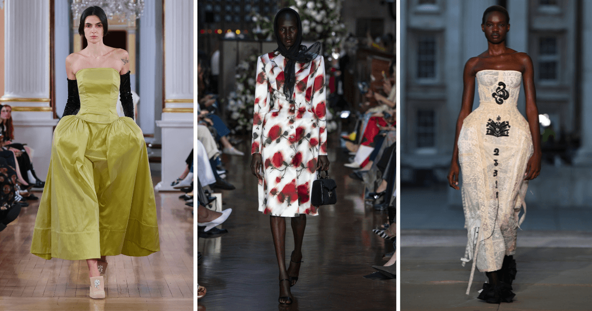 Hat die London Fashion Week wirklich gerade ein Rokoko-Revival hervorgebracht?