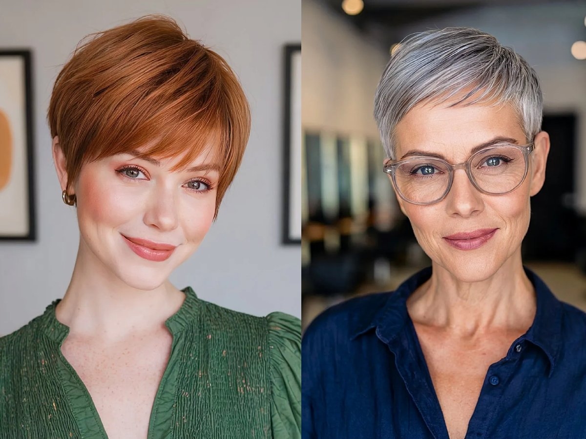 Más de 20 elegantes cortes pixie para cabello liso que todas querrán en 2025
