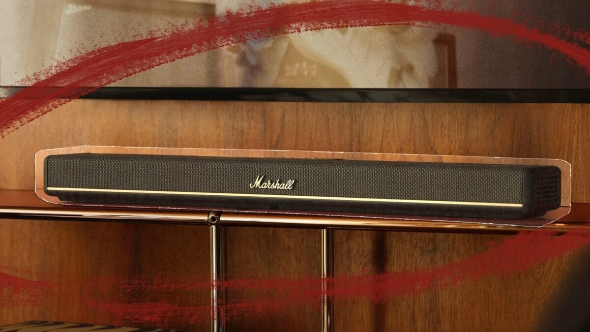 Marshall’s Mid-Century-Looking Soundbar Would Make Don Draper Cry Tears of Joy