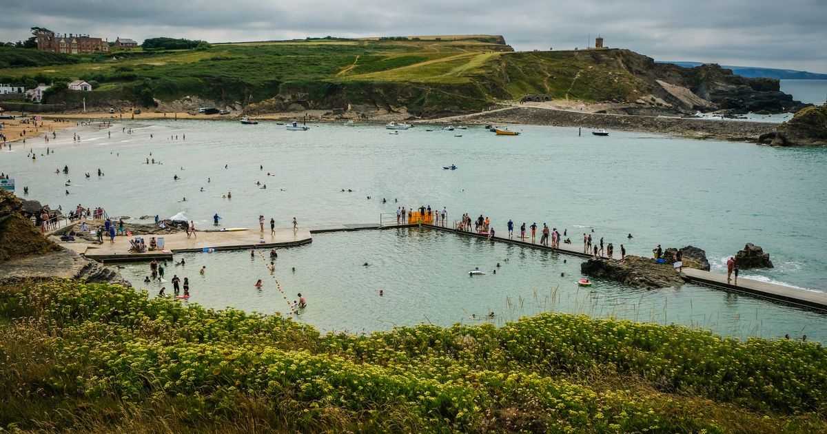 Esta piscina de marea "mágica" es de uso gratuito y "perfecta para nadar en invierno".