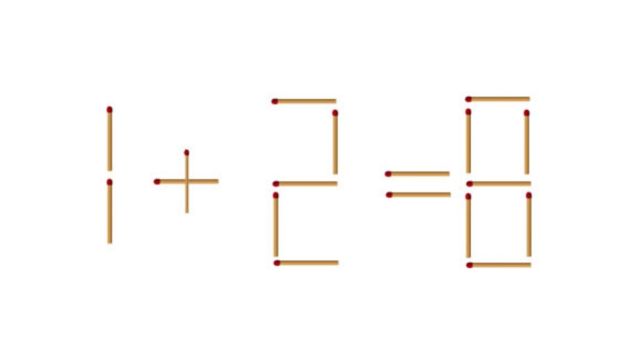 IQ test: Only with high intelligence can you recognize which matchstick needs to be moved