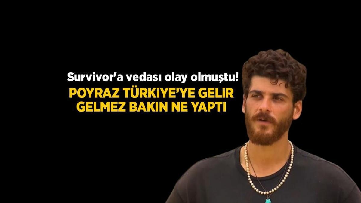 Después de ser eliminado de Survivor, Yiğit Poyraz dejó de seguir a Ayşe Yüksel en Instagram después de llegar a Türkiye.