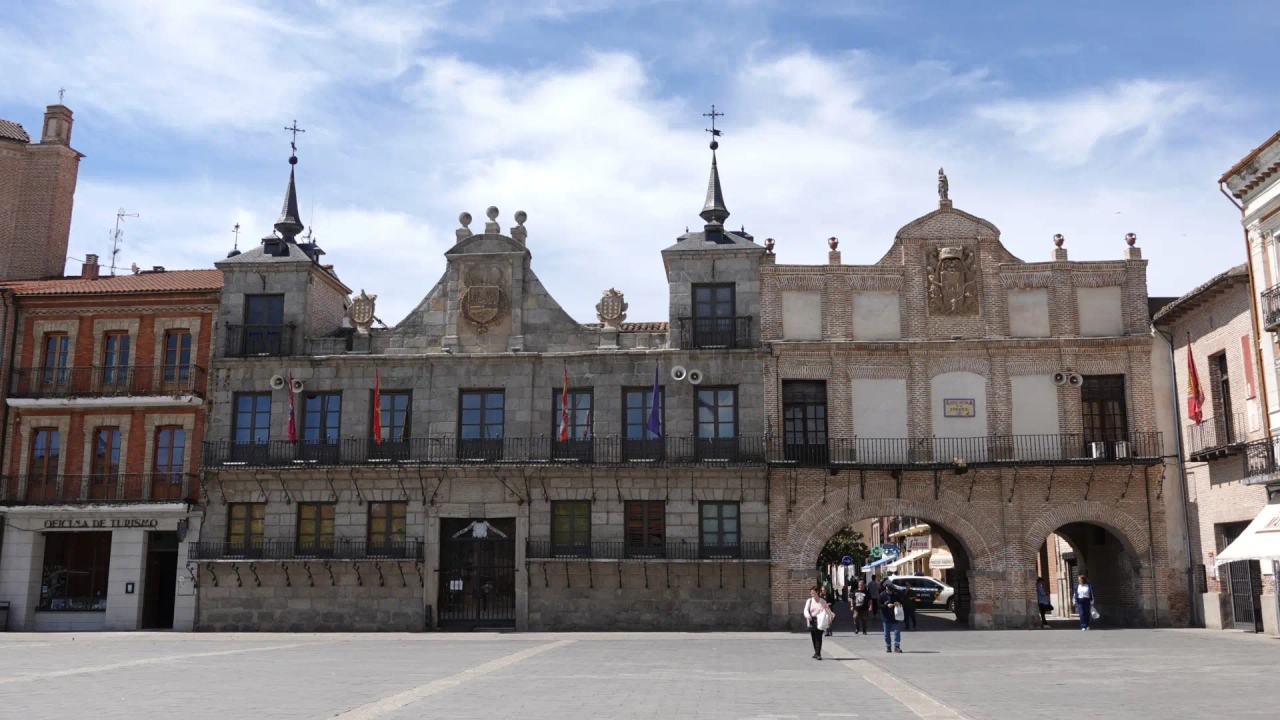 La monumentale città di Valladolid, ricca di edifici storici, dove morì Isabella la Cattolica.