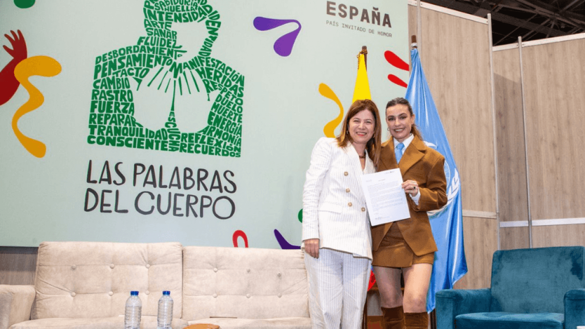 Marcela Mar wird von UN Women zur Nationalen Sonderbotschafterin des guten Willens in Kolumbien ernannt.