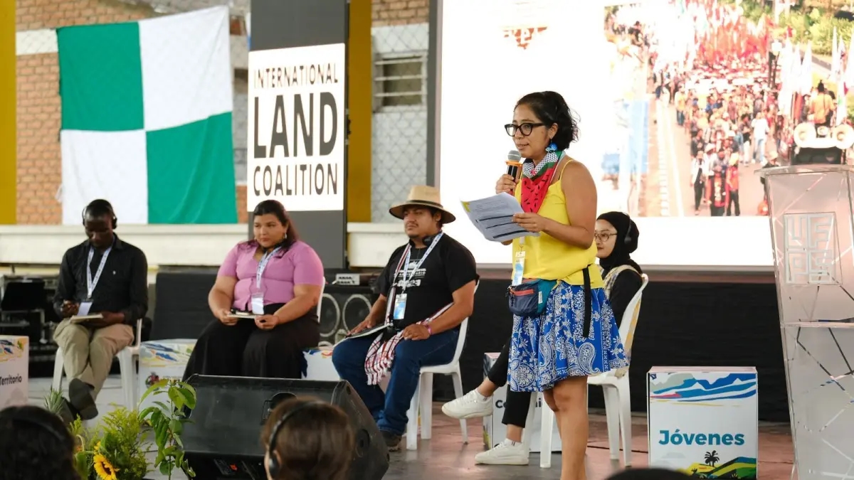 'Sem direitos à terra, não podemos enfrentar a crise climática': Elisa Wiener, funcionária da ILC