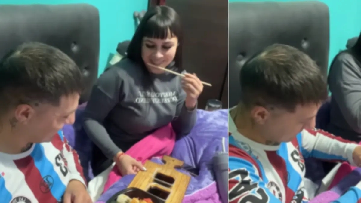 Um casal argentino experimentou sushi pela primeira vez e sua reação foi inesperada: "O que fazemos agora?"