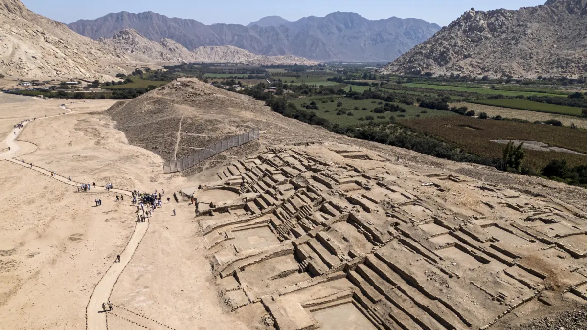 Peñico, a cidadela de 3.800 anos no Peru, agora está aberta aos turistas.
