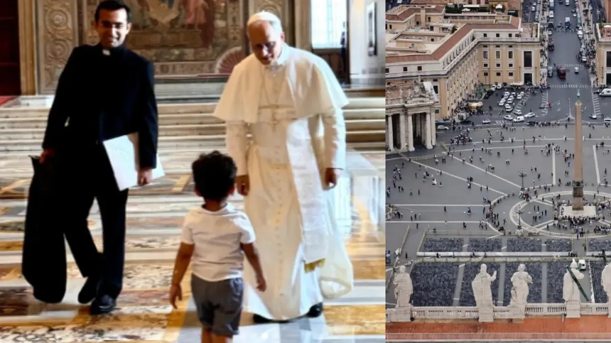 Criança conseguiu escapar do esquema de segurança do Papa Leão XIV: veja como o Sumo Pontífice reagiu