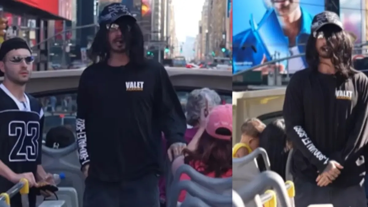 J Balvin, yeni albümü 'Mixteip'i tanıtmak için New York'ta sokak sanatçısı kılığına girdi.