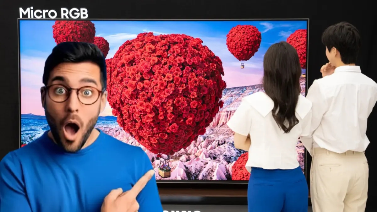 Weder OLED noch QLED: Samsung überrascht mit dem neuen Micro RGB, seiner größten Neuerfindung in der TV-Technologie.