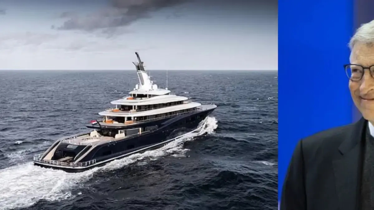 Bill Gates coloca seu superiate movido a hidrogênio à venda por US$ 645 milhões: ele tem pista de pouso e quadra de basquete.