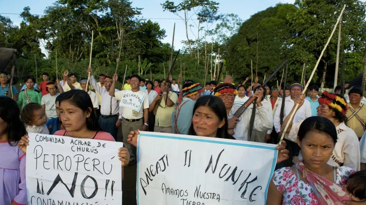 Der Amazonas fordert ein Ende der Ausbeutung
