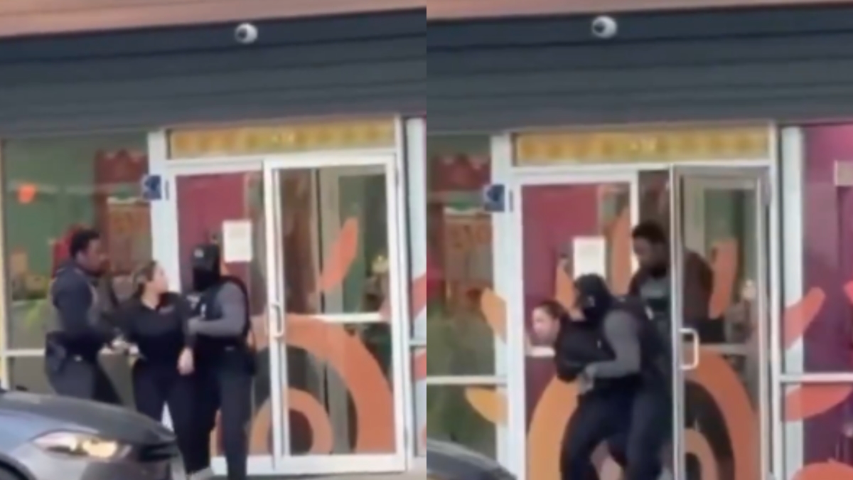 Video captures brutal attack on Colombian worker in the United States while she was being detained: 'I have papers'