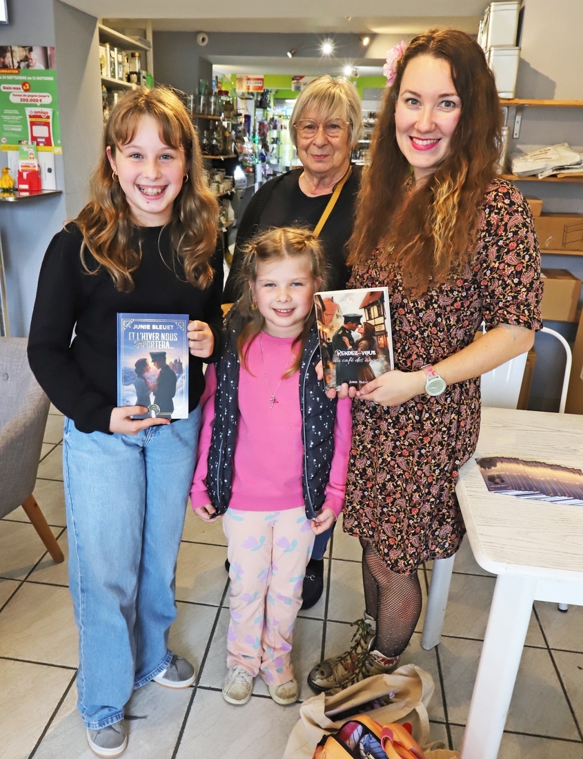 Signeersessie voor Junie Bleuet