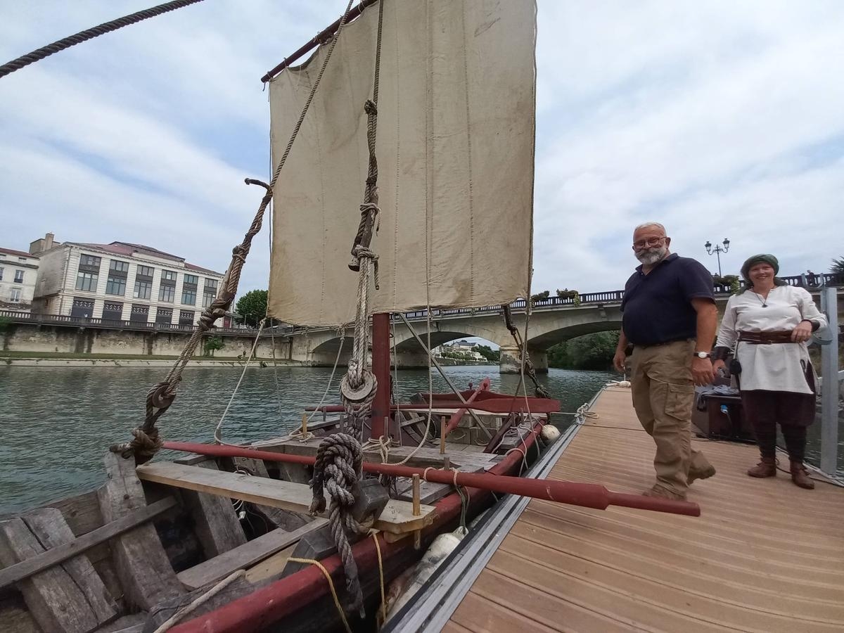 Saintes: ¿Conocéis la historia de la “Mona”, réplica de un barco del siglo VII?
