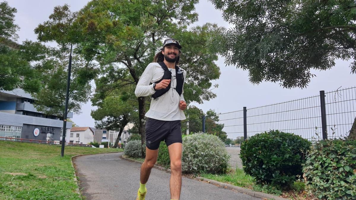 Alcançando o 'impossível' para seu irmão: ele corre pela França para conscientizar sobre saúde mental
