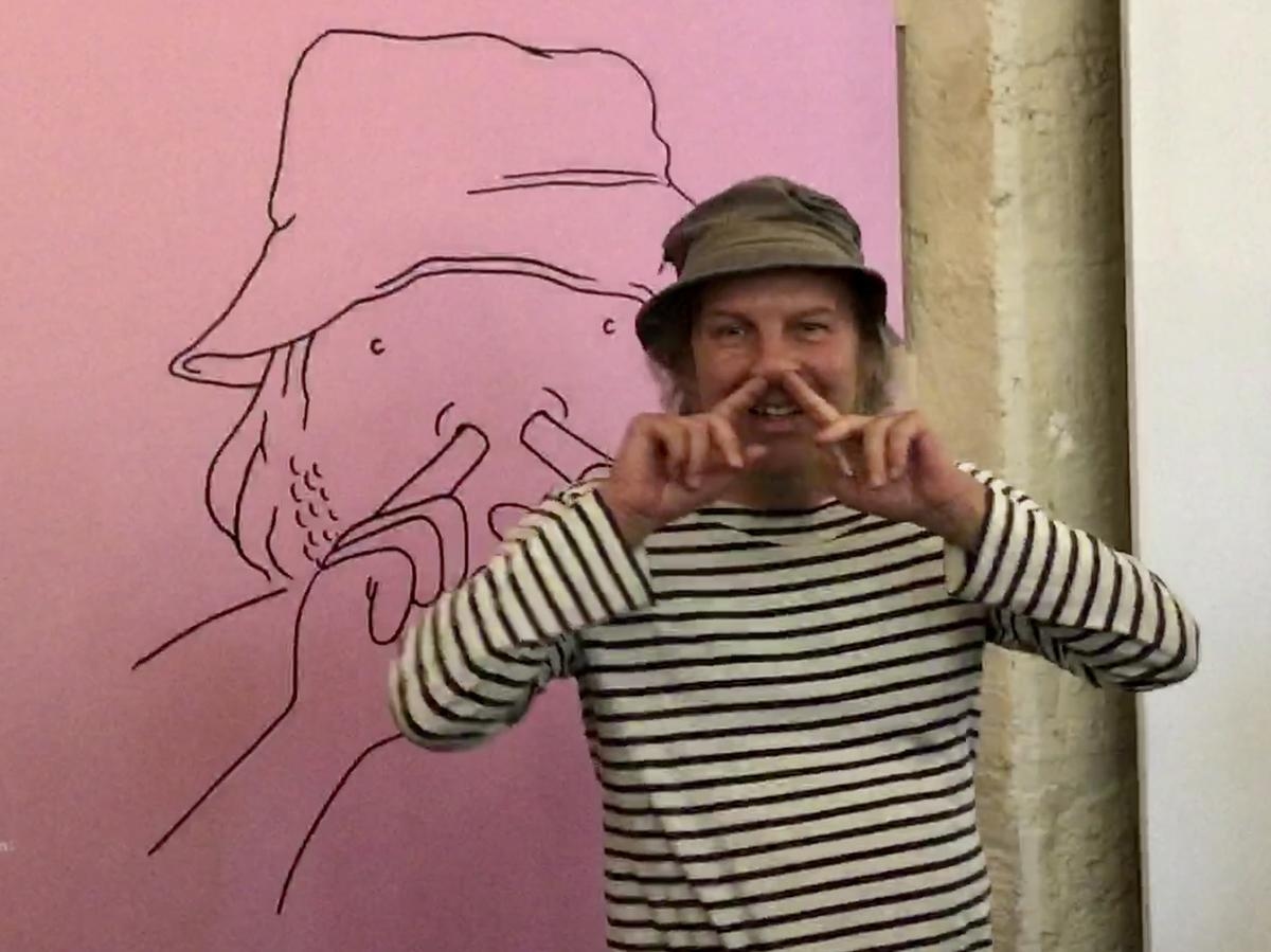 Gribouillis Festival in Bordeaux: Philippe Katerine's drawing art, "tragic and cute" after all