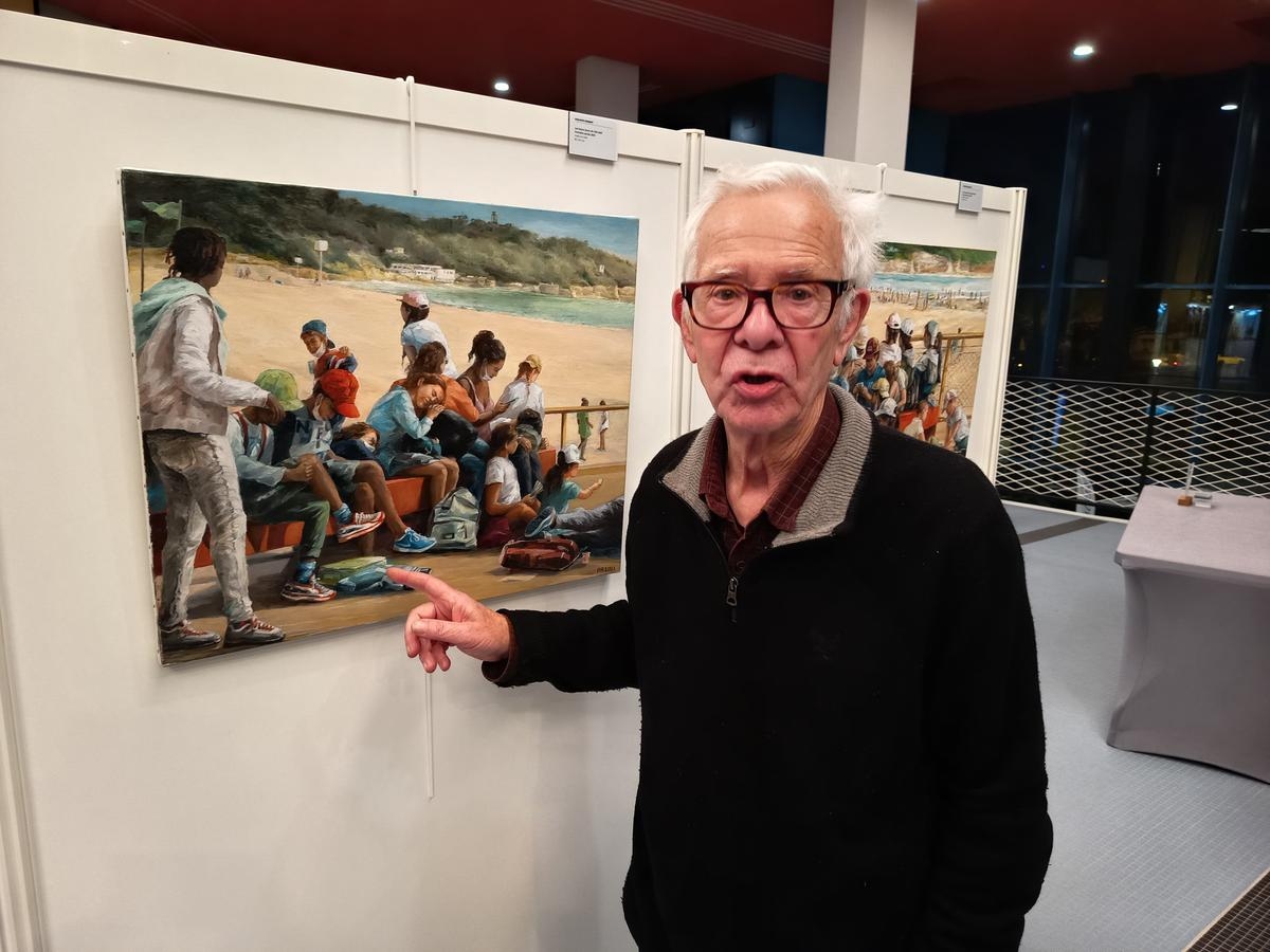 Художник из Тальмона Филипп Робер принимает участие в мероприятиях Пале-Роян