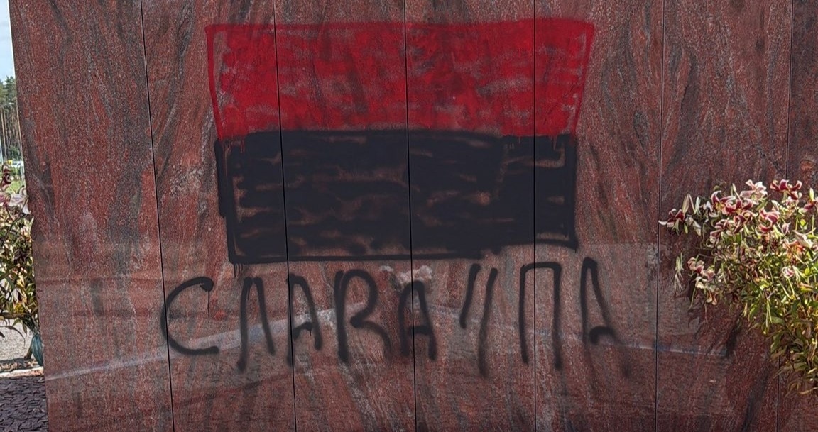 Memorial to victims of WWII massacres by Ukrainian nationalists vandalised in Poland