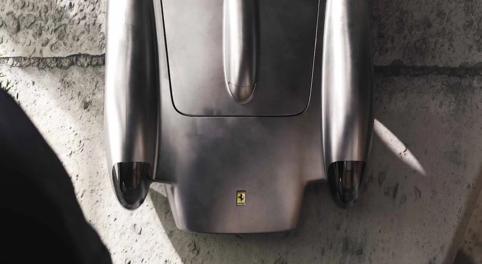 Je kunt deze legendarische Ferrari niet besturen, maar je kunt hem wel aan de muur hangen.