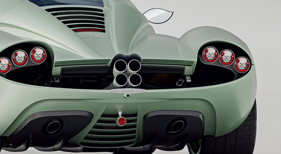 Er ist unglaublich schön, hat einen V12-Motor und ein manuelles Getriebe. Das ist der Huayra Codalunga Speedster.