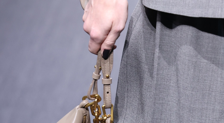 This bag is one of Giorgio Armani's last creations. It has the potential to become an icon.