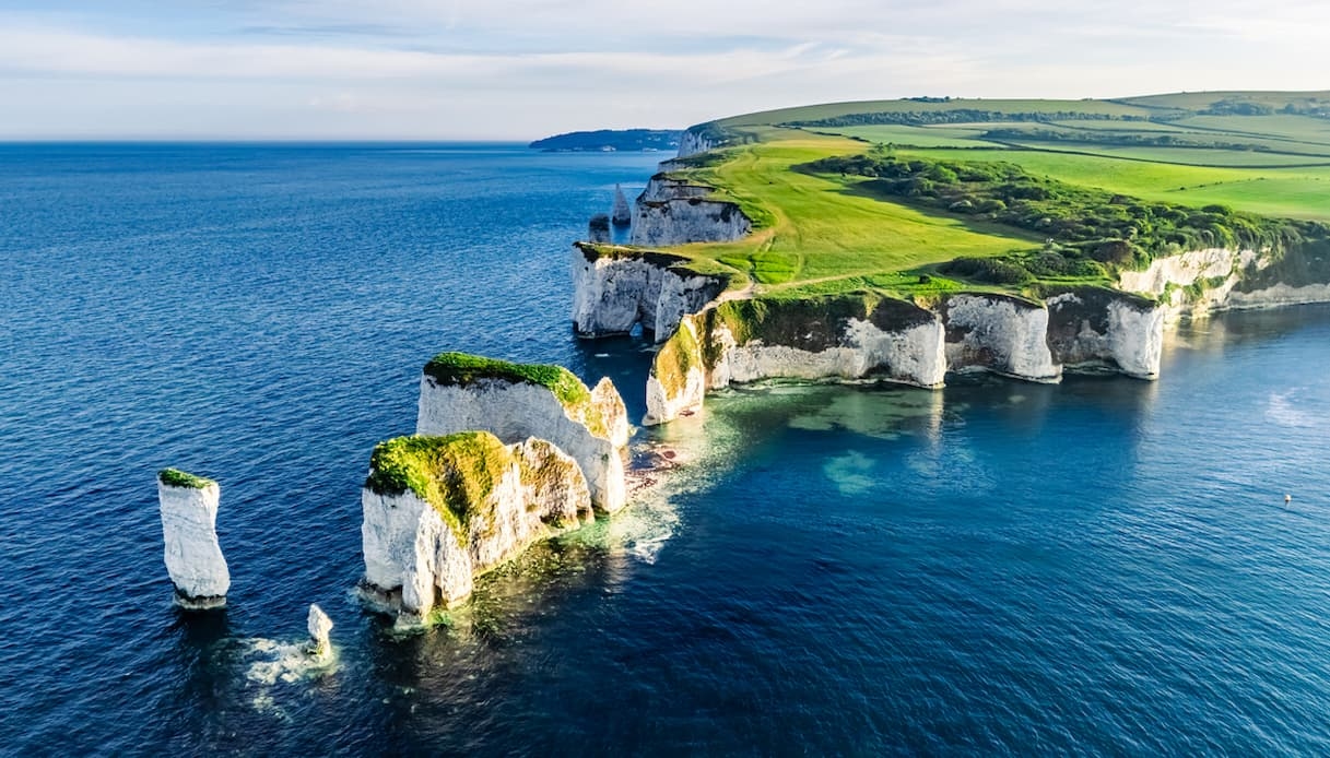 Old Harry Rocks, legendarne klify sięgające nieba