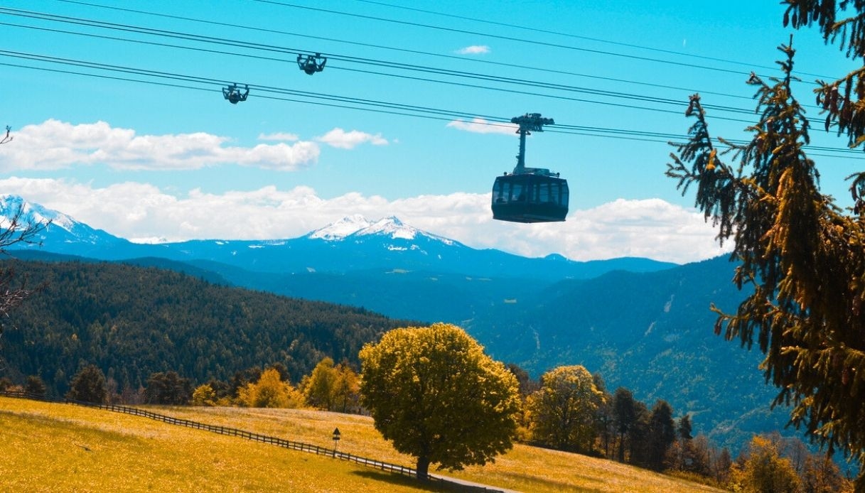 Os teleféricos mais bonitos da Itália para admirar o espetáculo da folhagem lá de cima.