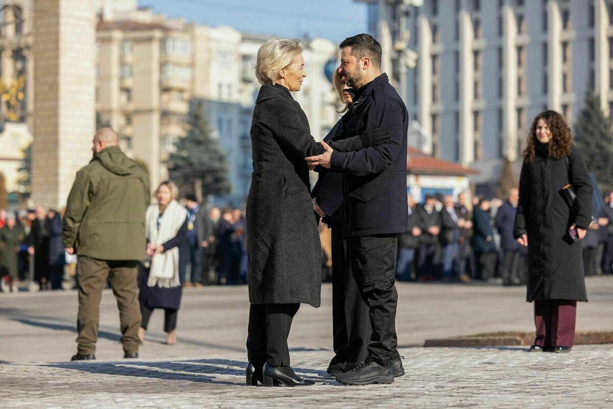 Guerra na Ucrânia: Solidariedade Europeia em Kyiv