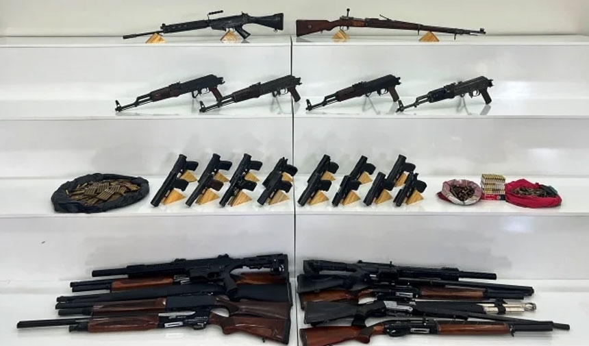 34 armes cachées découvertes à Şanlıurfa ! 19 personnes arrêtées