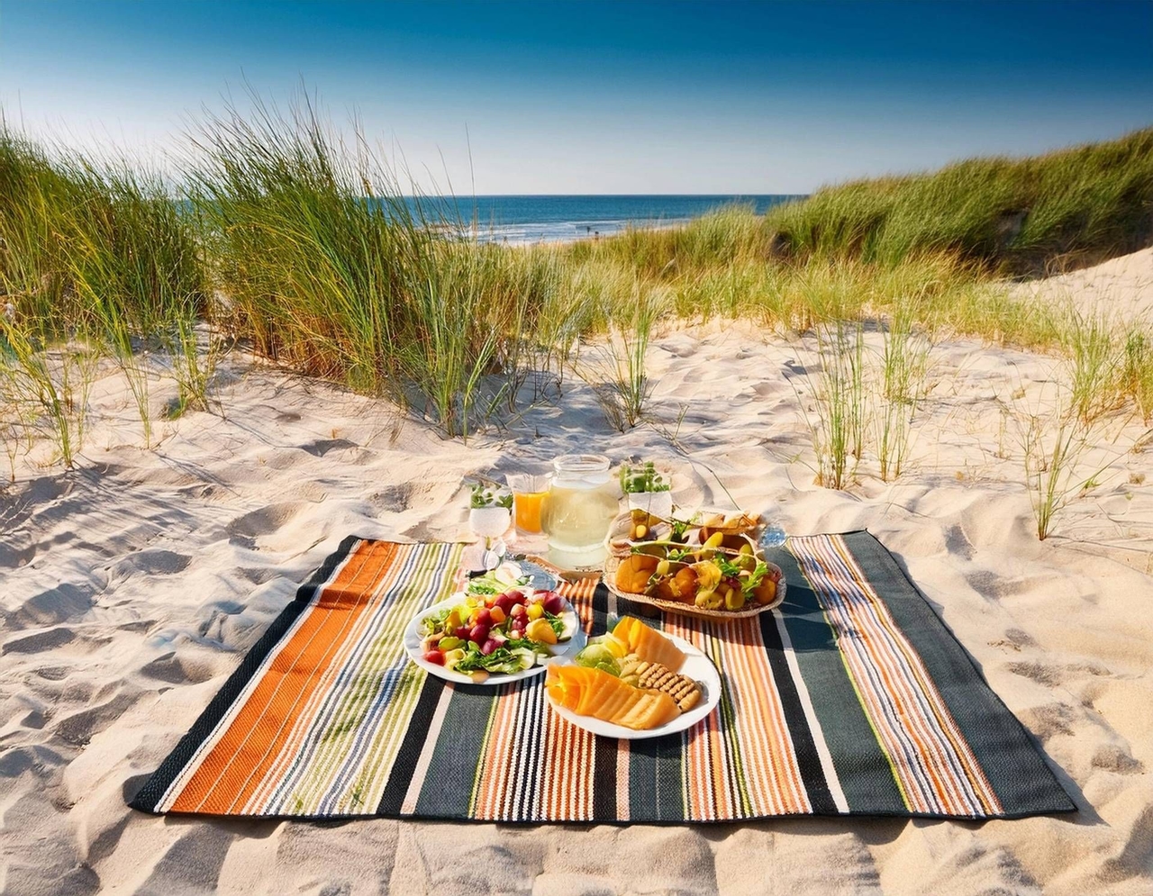L'été, les paniers-repas pour enfants permettent de réduire les prix de la plage : « local, sain et économique ».