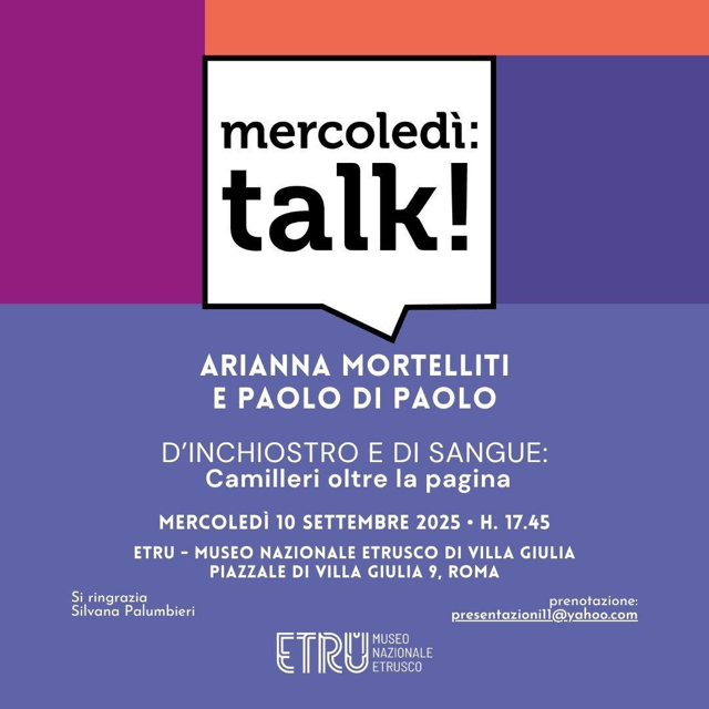 'Wednesday Talk' começa com 'Tinta e Sangue: Camilleri Além da Página'