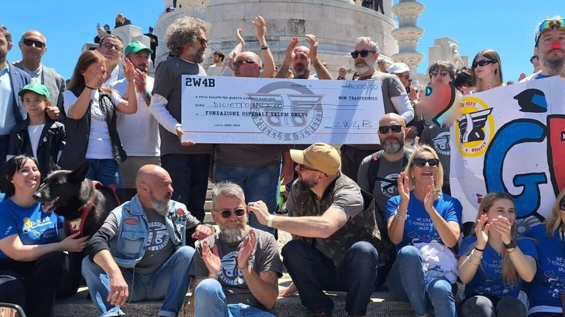 500 motorcyclists in Ancona for the little patients of Salesi