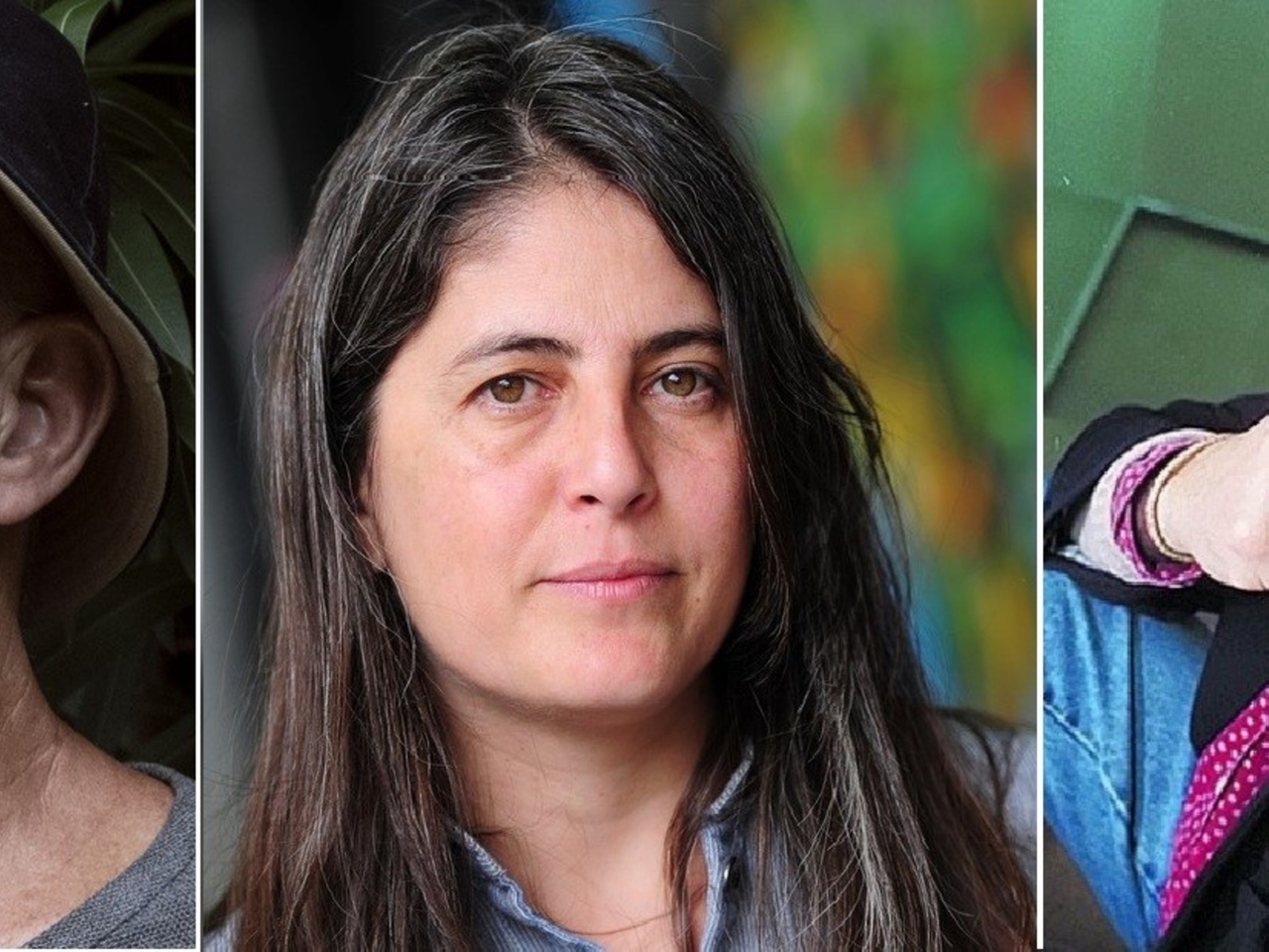 Selva Almada, Vicente Battista, and Sergio Bizzio, finalists for the Rómulo Gallegos Award