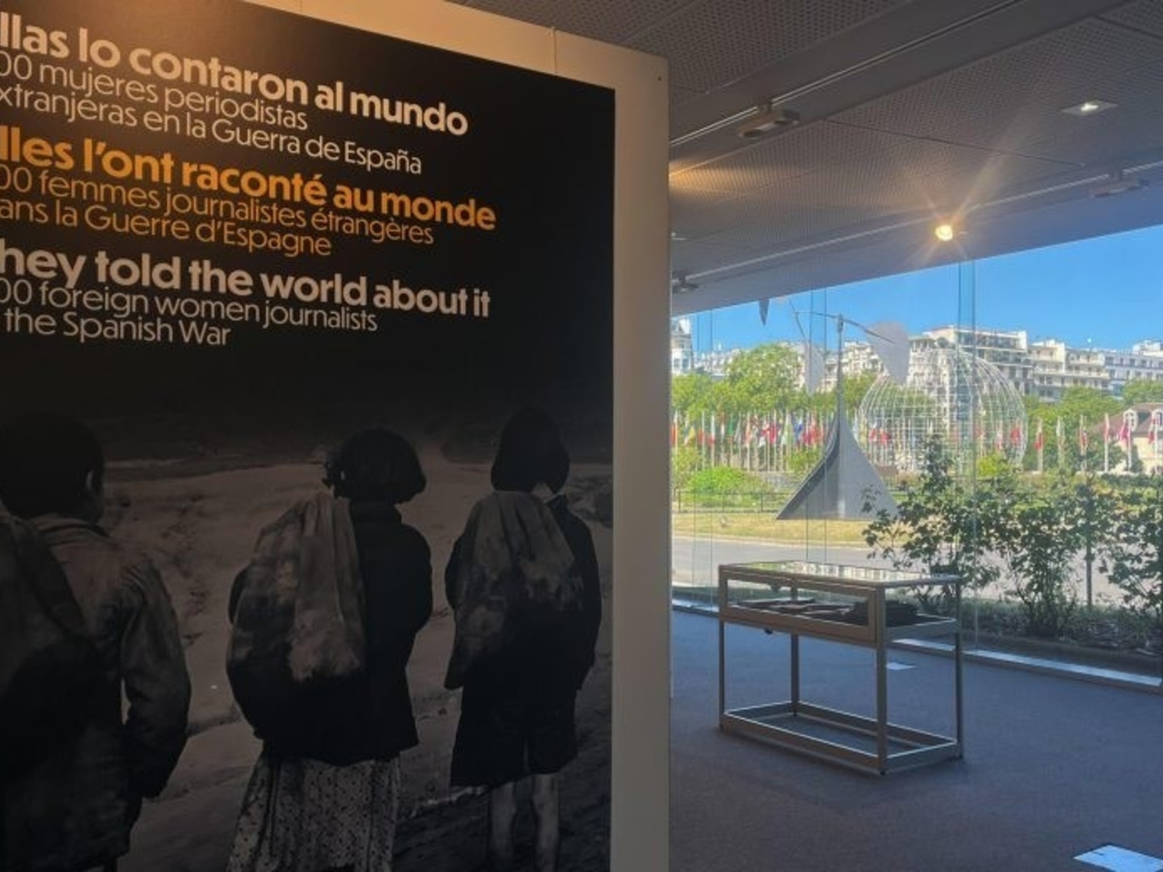 Eine Ausstellung stellt die 200 ausländischen Journalisten vor, die über den spanischen Bürgerkrieg berichteten.
