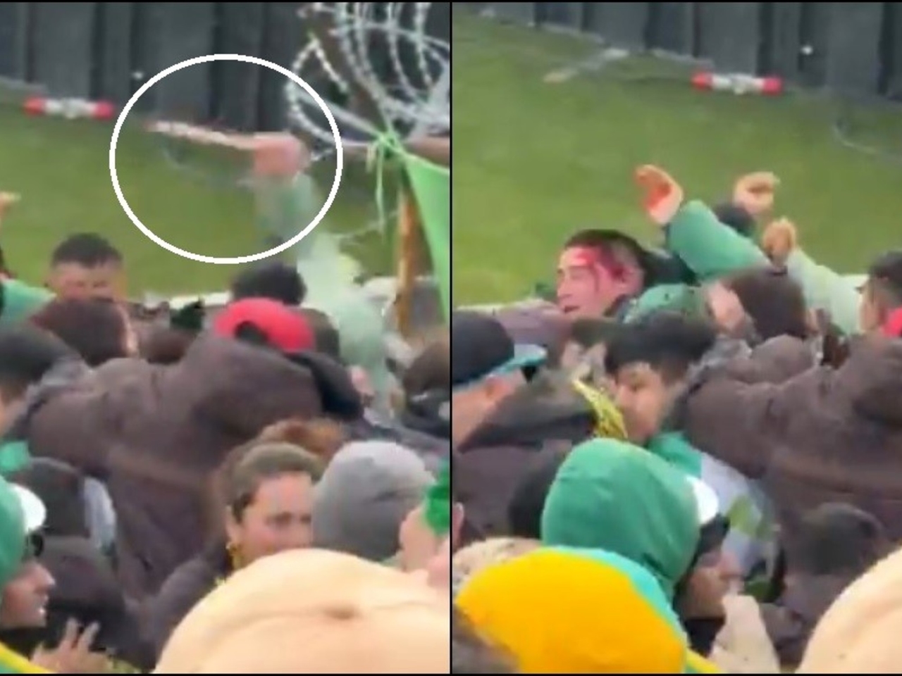 Prohíben el acceso a las canchas a barras de Aldosivi que se enfrentaron a facazos en plena popular