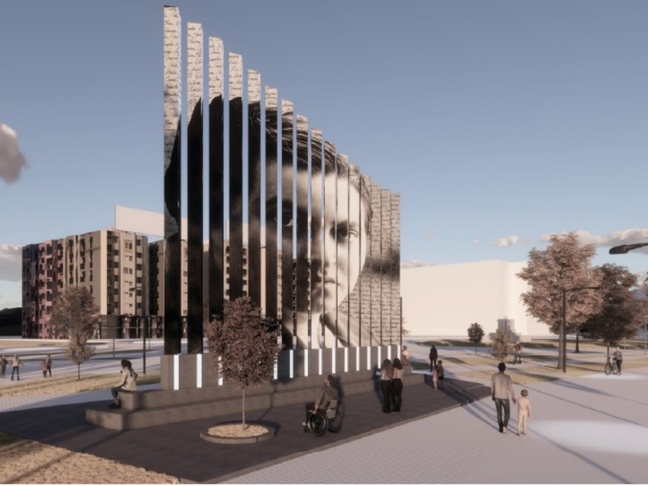 Gabriela Mistral krijgt een nieuw monument op het Plaza Italia in Santiago, het epicentrum van de opstand in 2019.