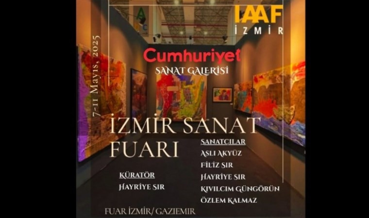 Cumhuriyet-kunstgalerie op de kunstbeurs van Izmir