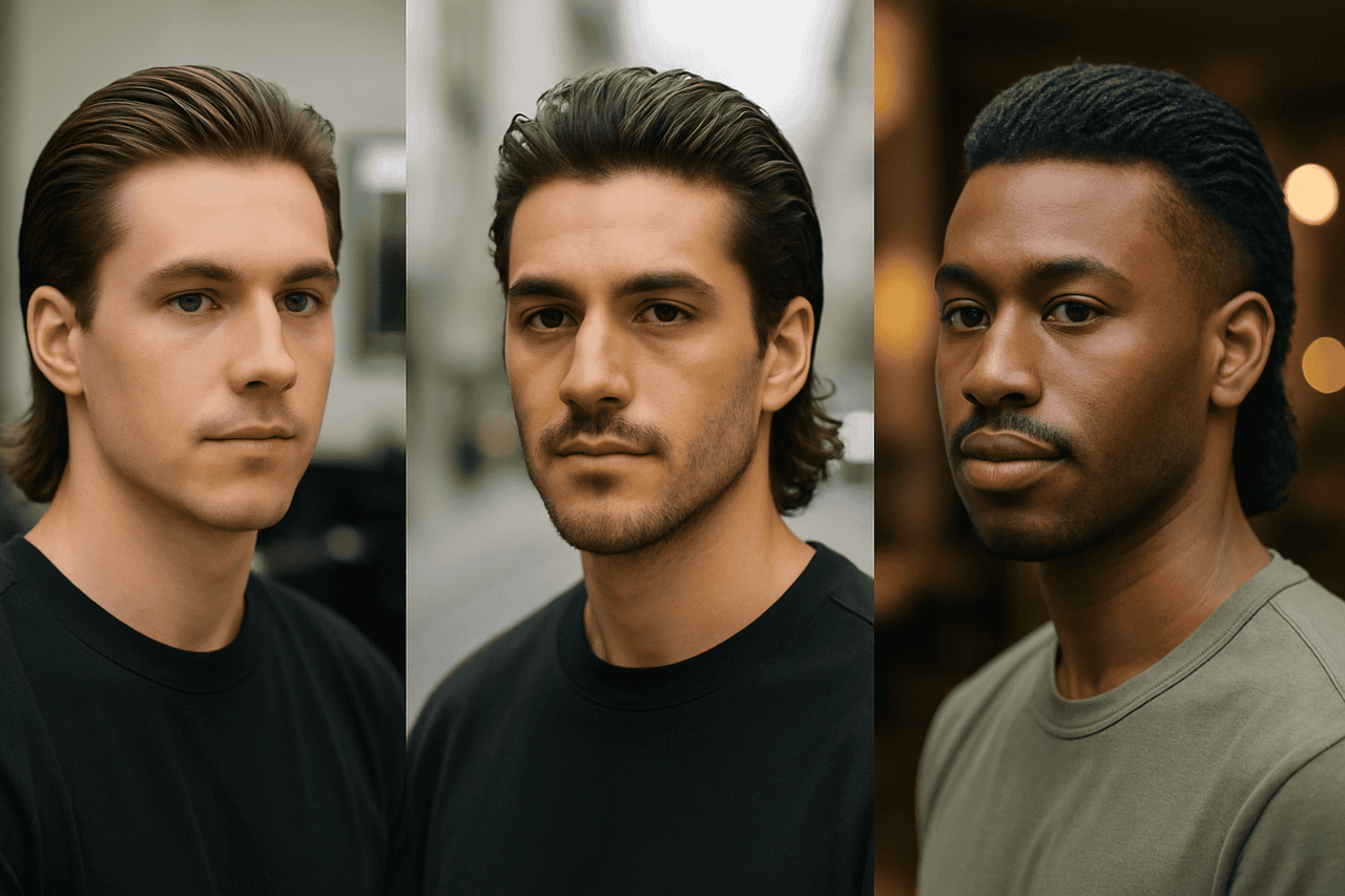 The Slick Back Mullet Is A Timeless Style Statement