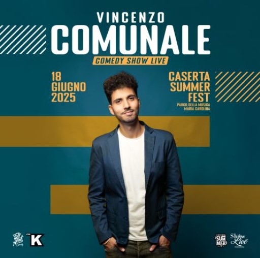 Vincenzo Comunale Campania'ya geri dönüyor: Caserta Yaz Festivali'nde kahkaha garantili