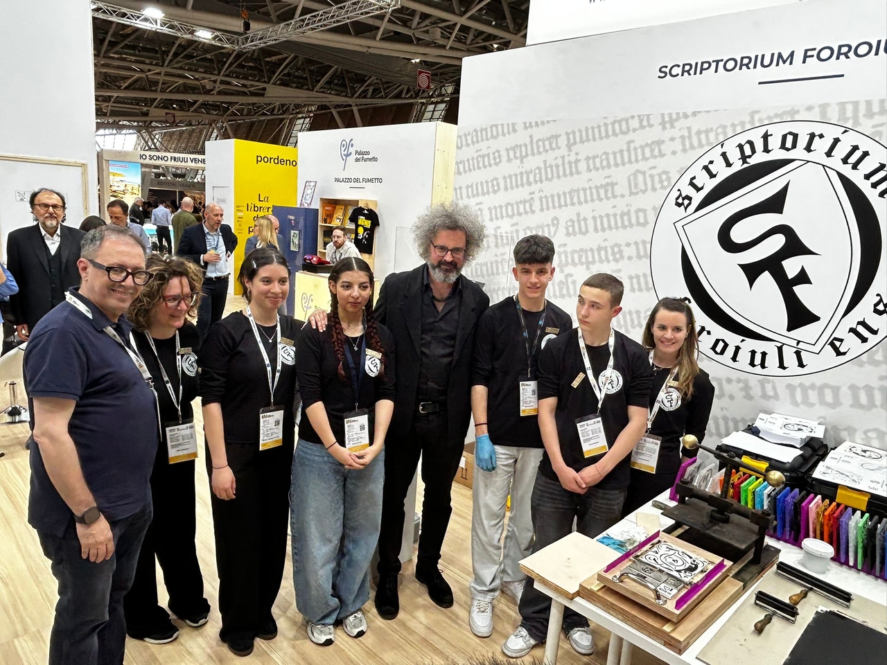 Cristicchi auch am Stand des Scriptorium Foroiuliense