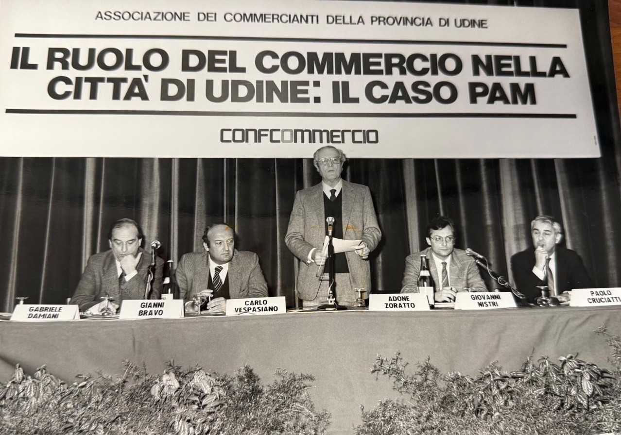 De De Ponti a Da Pozzo, 80 anos de história do Confcommercio Udine