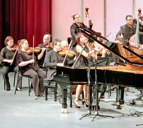 La pianiste Yuja Wang a présenté l’élégance de son art à l’Auditorium national.