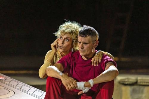 Het Romeinse theater van Mérida, Spanje, was het decor voor De tragedie van Coriolanus