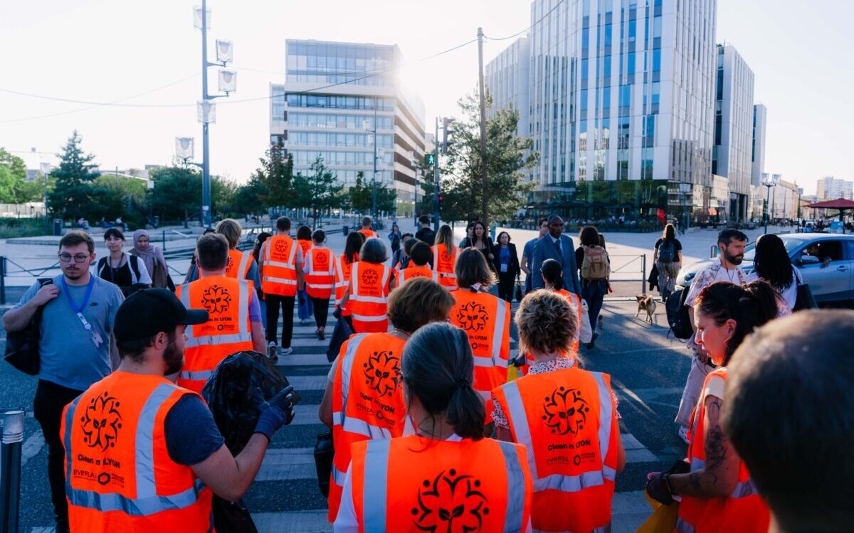 Lyon'da Temizlik: 5. edisyonda bir tondan fazla atık toplandı