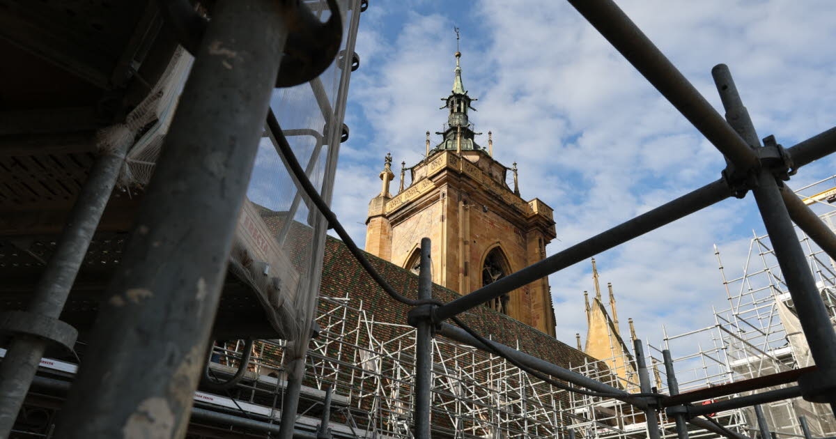 Colmar. Architectuurdagen: Bezoeken aan de bouwplaats van de collegiale kerk en de middelbare school Camille-Sée op het programma.